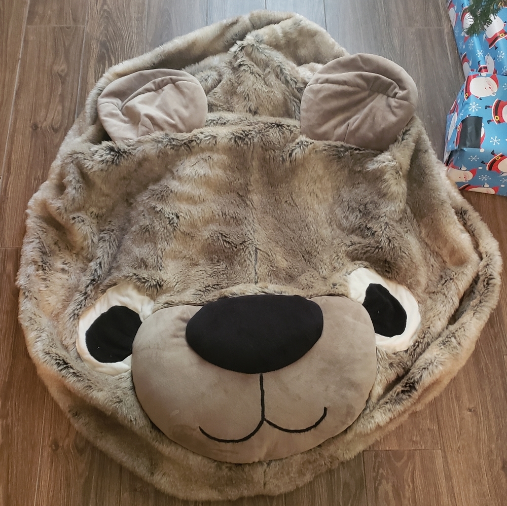 Pottery Barn Faux Fur Dog Bean Bag Chair Teen